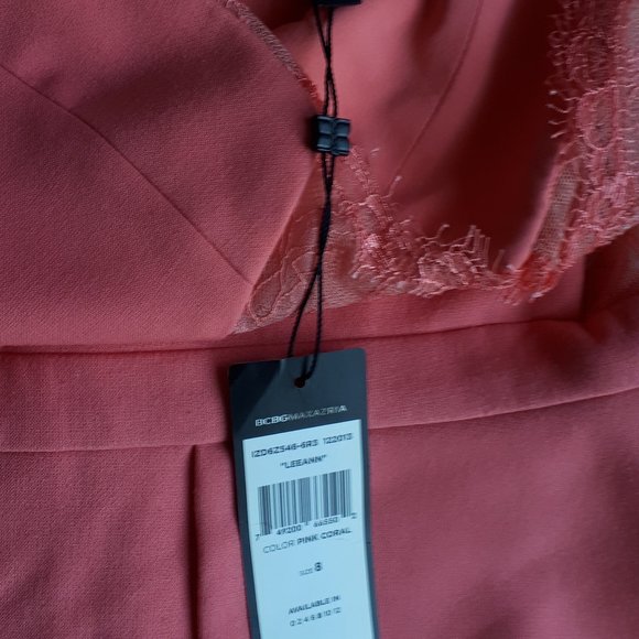 NWT - BCBGMaxAzria Coral Dress - Picture 5 of 6